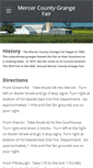 Mobile Screenshot of mercercountygrangefair.net
